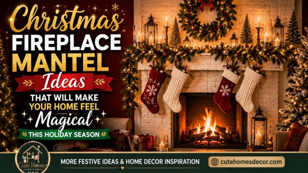 Christmas Fireplace Mantel Ideas