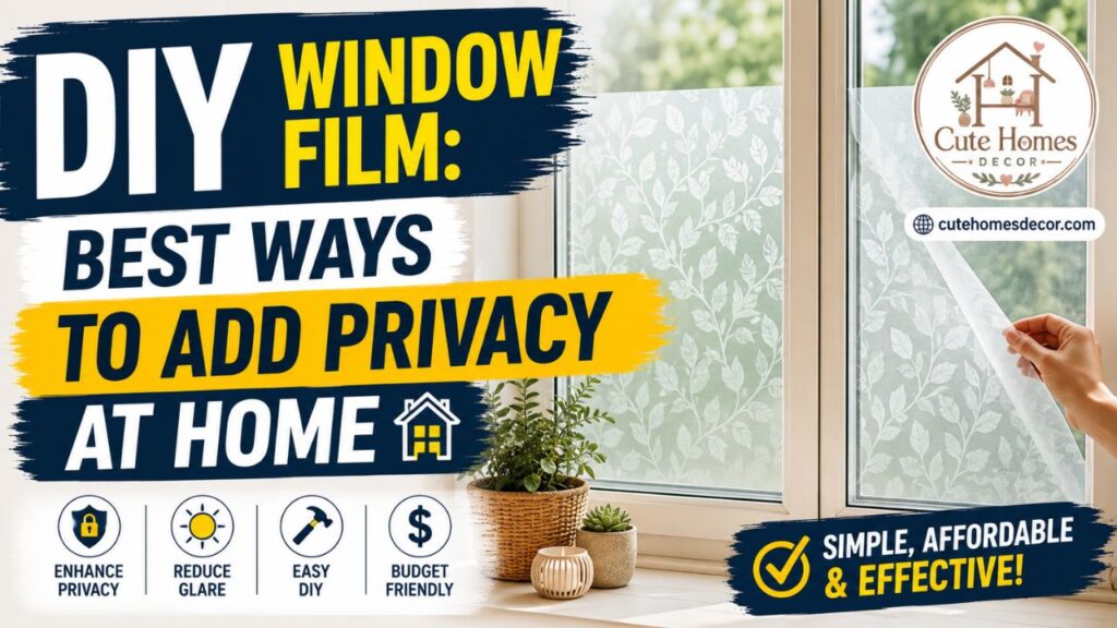 DIY Window Film