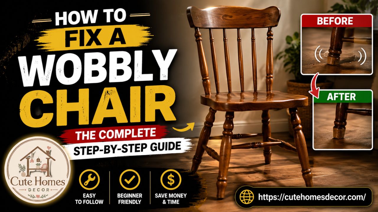 How to Fix a Wobbly Chair