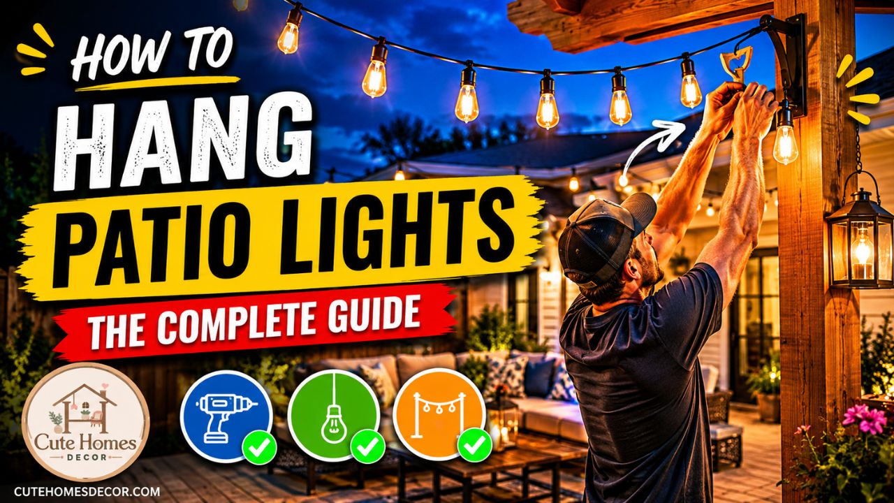 How to Hang Patio Lights: The Complete Guide