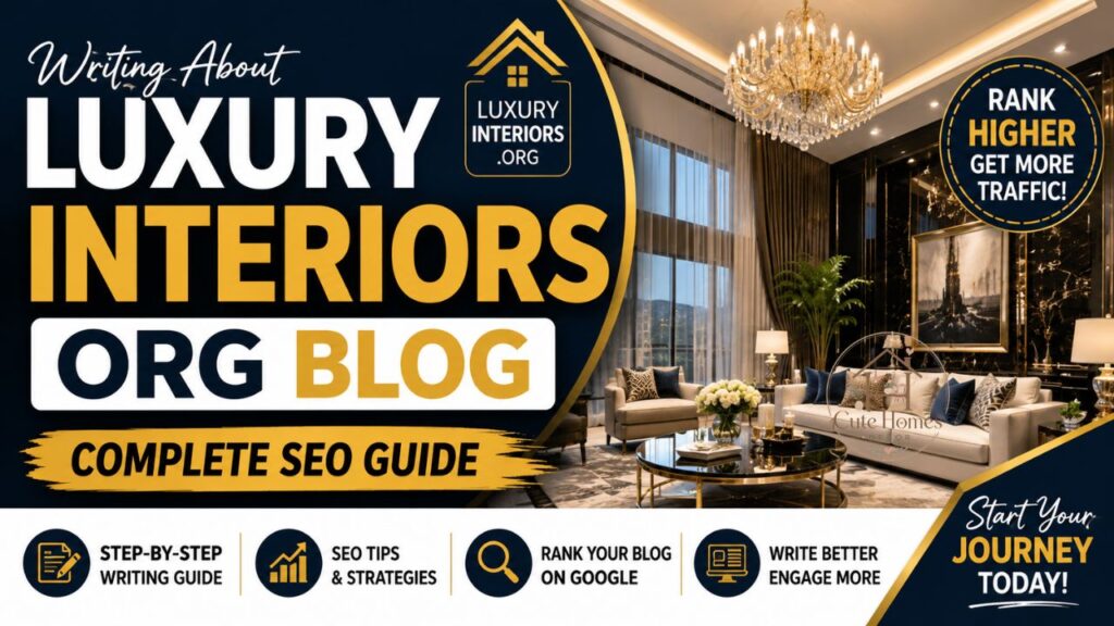 Writing About LuxuryInteriorsOrg Blog