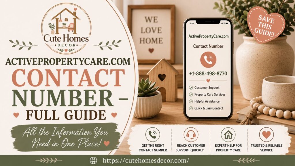 Activepropertycare.com Contact Number
