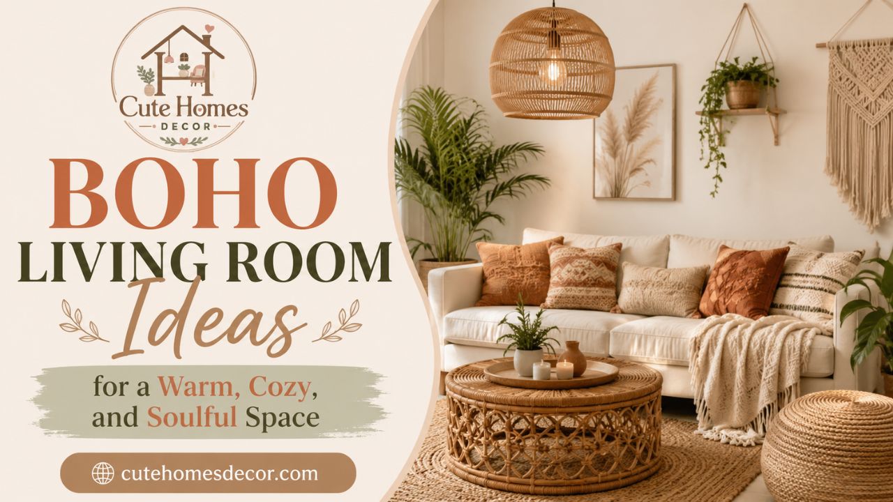 Boho Living Room Ideas for a Warm, Cozy, and Soulful Space
