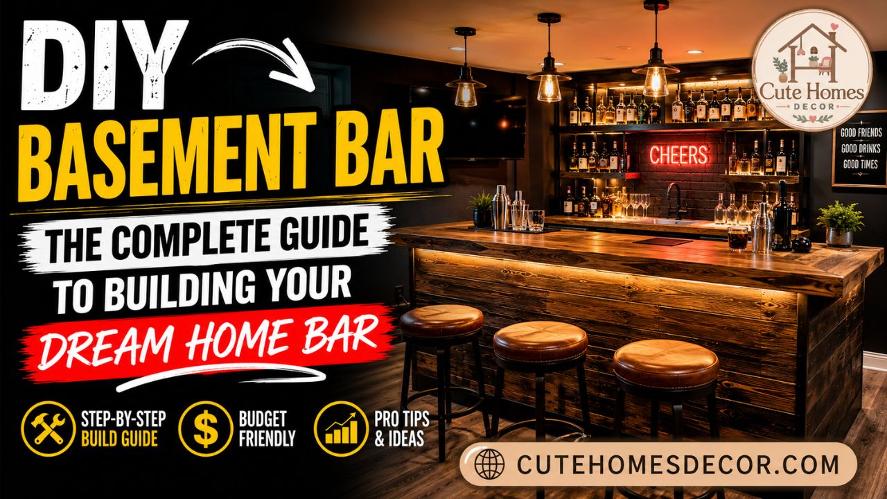 DIY Basement Bar