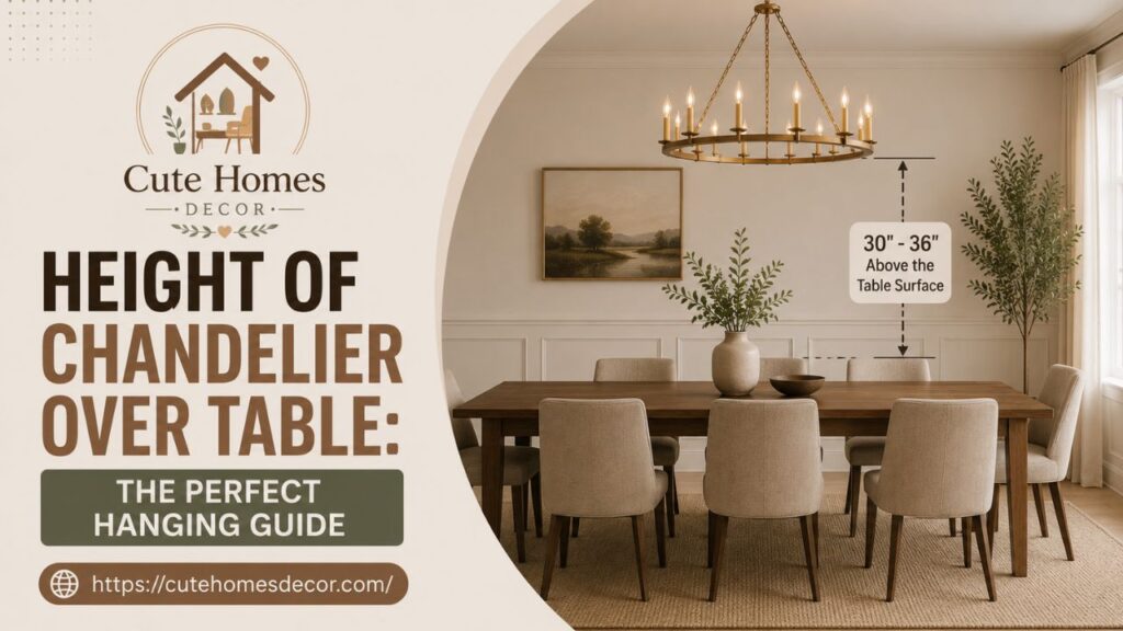 Height of Chandelier Over Table