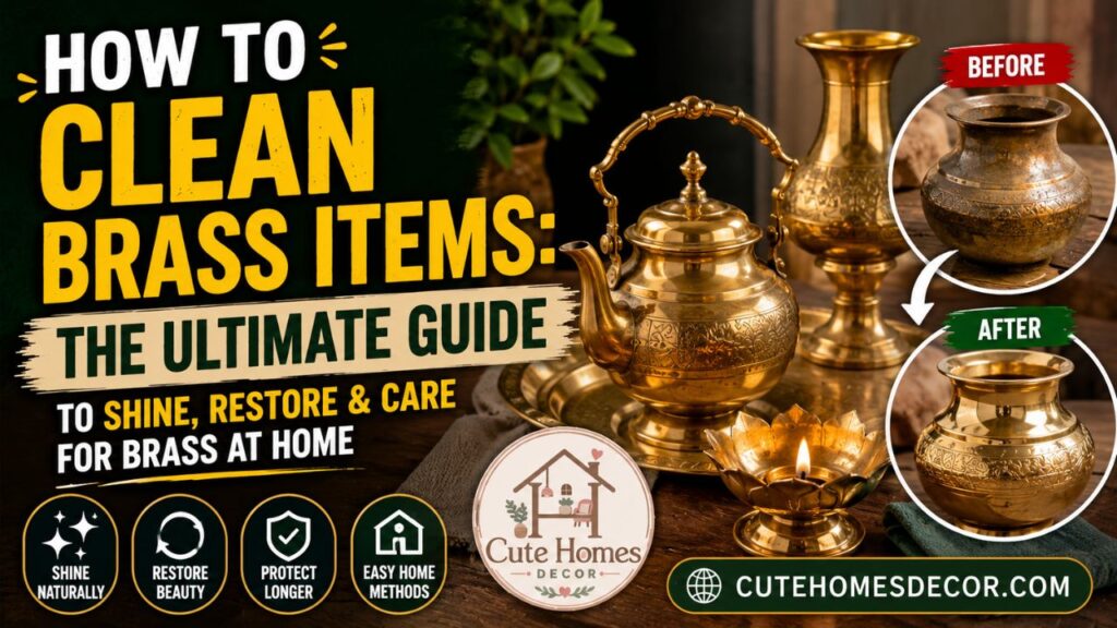 How to Clean Brass Items