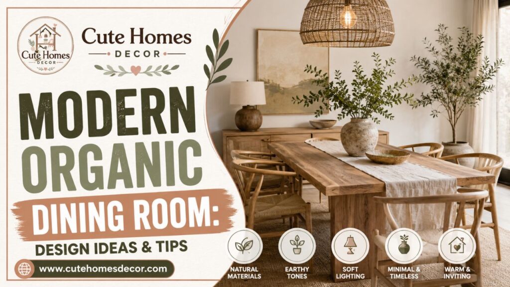 Modern Organic Dining Room