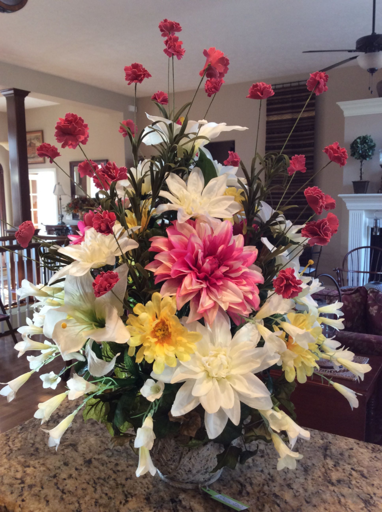 DIY Artificial Flower Arrangements