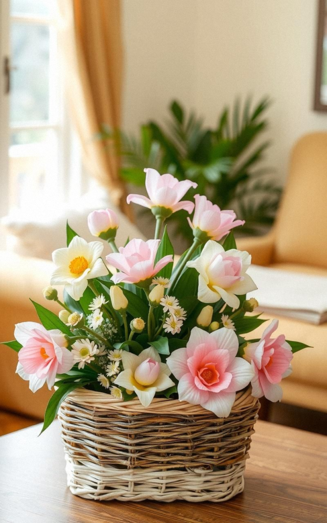 DIY Artificial Flower Arrangements