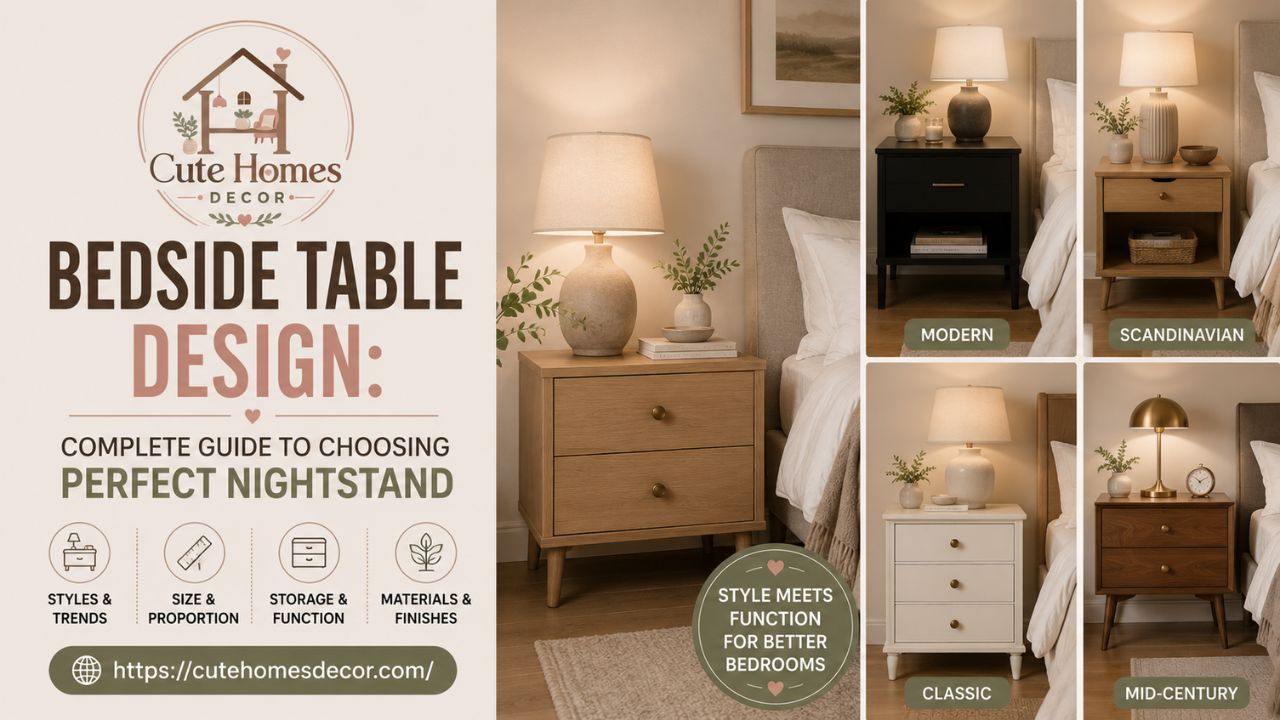 Bedside Table Design