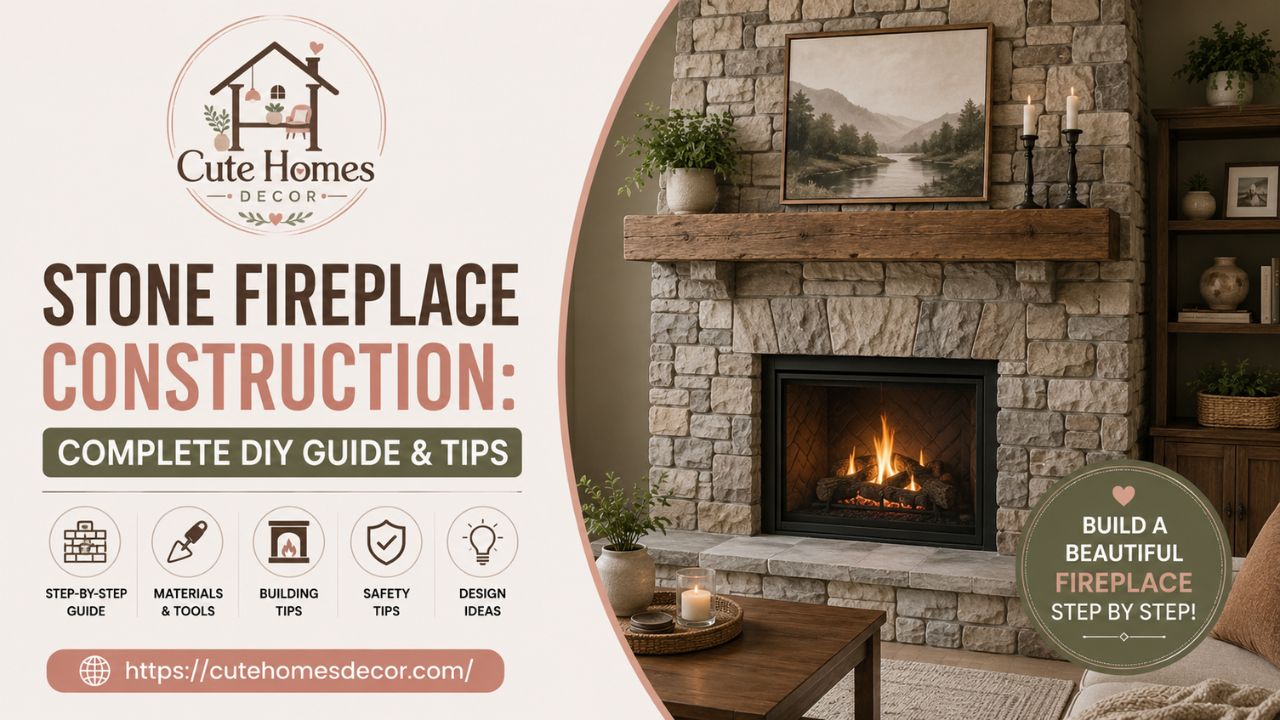 Stone Fireplace Construction